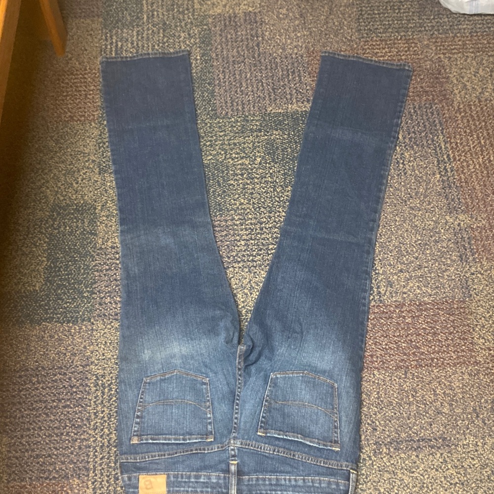 Bullhead Women's Dark Blue Flare Jeans - Picture 5 of 6